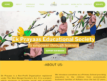 Tablet Screenshot of ekprayaas.org